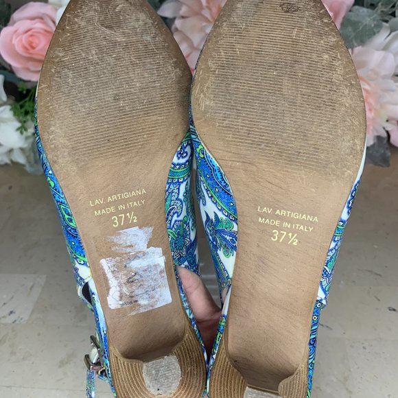 Leather Slingbacks 37.5 - Picture 5 of 8